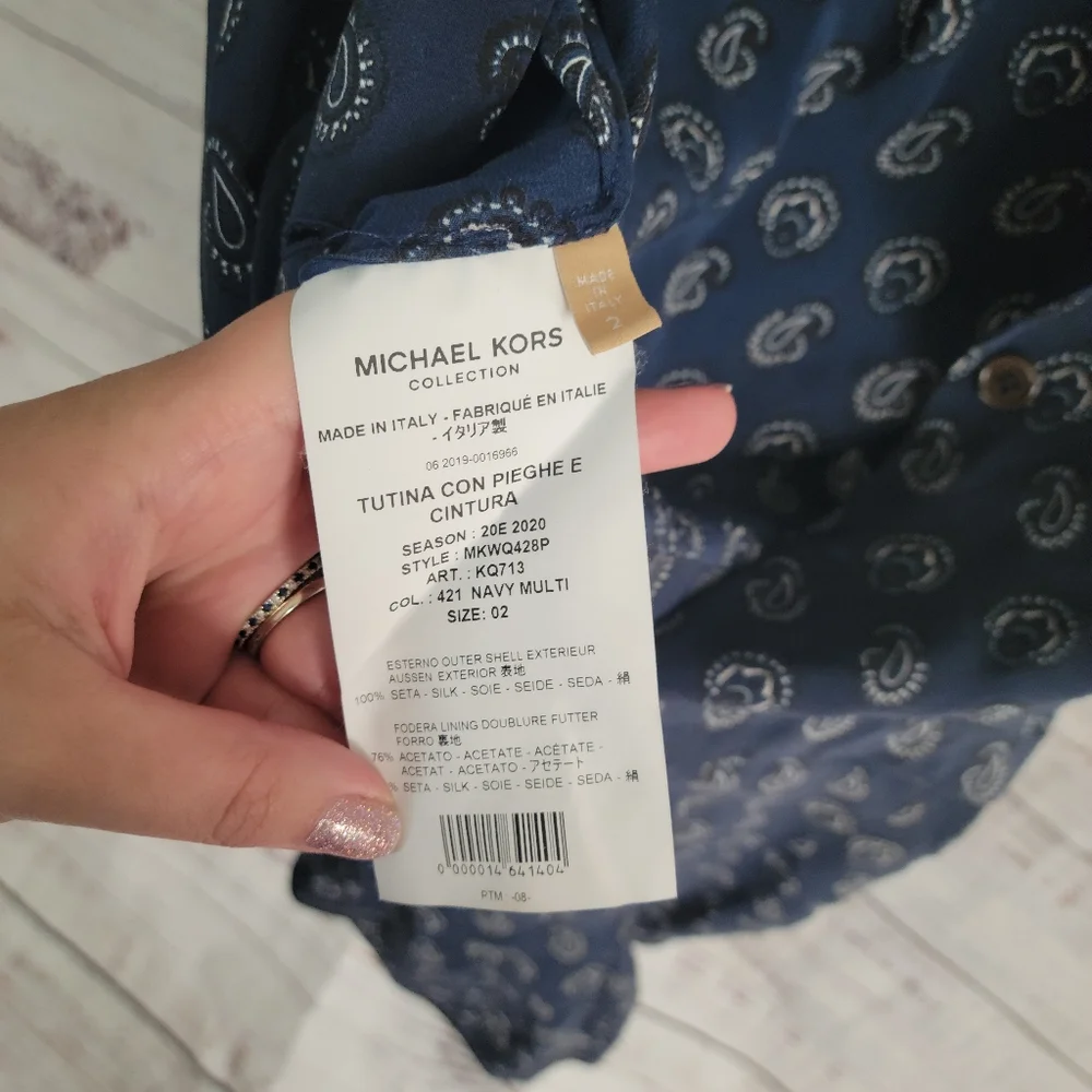 Michael Kors Collection S2 Silk Romper